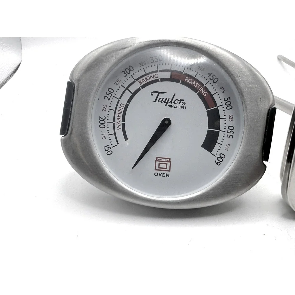 Taylor Springfield Thermometer Set 3pc Oven Meat Candy Stainless Steel Analog